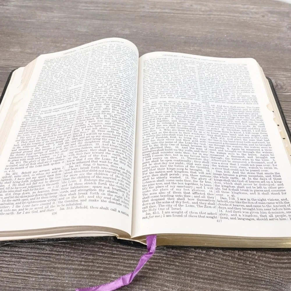 Nave's Topical Bible Orville J.‎ Nave Southwestern Black Faux Leather 1962